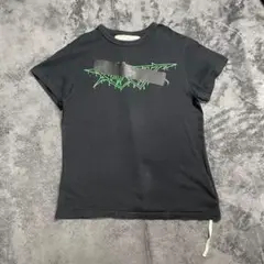 Off-White Black Logo Tape Tee オフホワイト