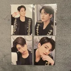 BTS ジョングク 公式 トレカ ミニフォト JUNGKOOK 4枚 美品