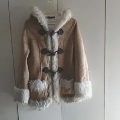 JAYRO white☆フード付きフェイクファーコート