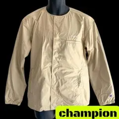 Champion ベージュ ナイロンジャケット M メンズ チャンピオン
