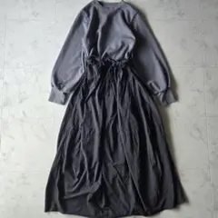 スウェットワンピース ロングワンピース