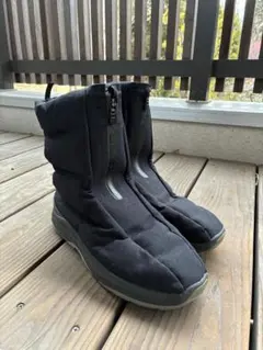 FACTOTUM バックジップ スリッポン ハイカット ミドルカット ブラック 