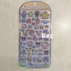 コットンパフィシール はぴだんぶい サンリオ ボンボンドロップシール うるちゅる