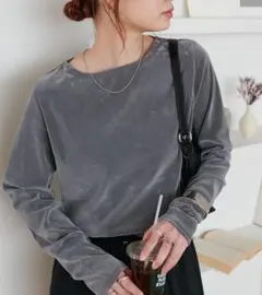 discoat フロッキーメッシュロングスリーブ　新品タグ付き