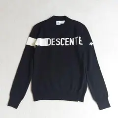DESCENTE GOLF ニット セーター M ブラック デサントゴルフ