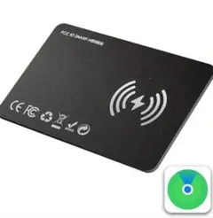 薄型1.6mm紛失防止タグ AirTagカード 小型スマートウォレット