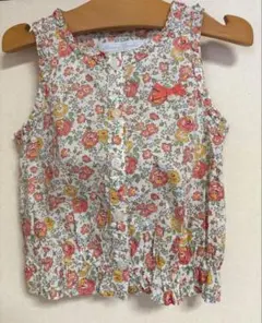 タルティーヌエショコラ 花柄半袖チュニック110