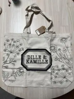 オランダDILLE & KAMILLE エコバッグ 花柄　トートバッグ　Mサイズ
