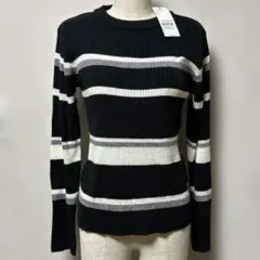 マルチボーダーリブプルオーバー E hyphen world gallery