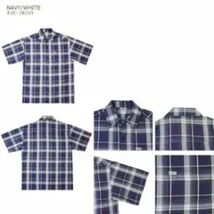 ネイビー紺XXL新品キャルトップチェックシャツCALTOPカルトップサイズ他有