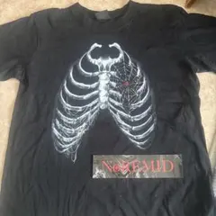 NECROMAD スケルトンプリント Tシャツ ブラック - メルカリ