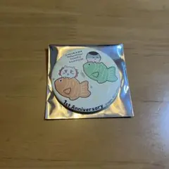 ちいかわもぐもぐ本舗 1周年記念 ノベルティ 缶バッジ シーサー くりまんじゅう