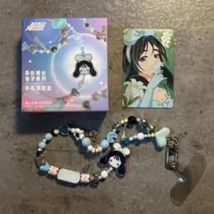 【新品未使用】　スア　スマホハンドストラップ&カードセット