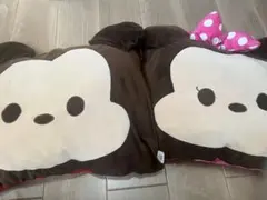 ディズニー　ミッキー　ミニー　BIGクッション