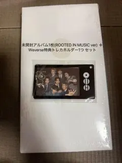 bts 未開封アルバム(ROOTED IN MUSIC) ＋トレカホルダー