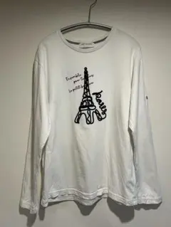 ポンポネットジュニア ホワイトカットソー 160