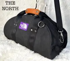 【美品】ノースフェイス パープルレーベル 3way ダッフルバッグ リュック 黒