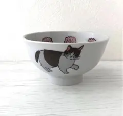 新品　松尾ミユキ　茶碗　pepper ボウル　猫　ねこ　ネコ　キャットのサムネイル