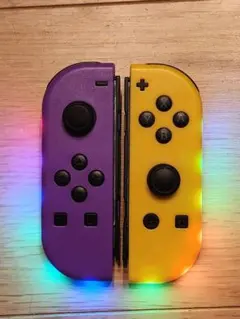 ジャンク　LEDライト付きNintendo Switchジョイコン　互換　相互