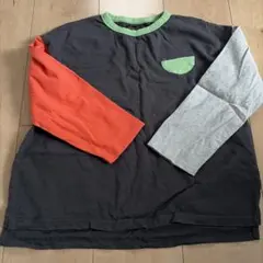 MARKEY’S 長袖Tシャツ 140cm アシンメトリー 配色デザイン