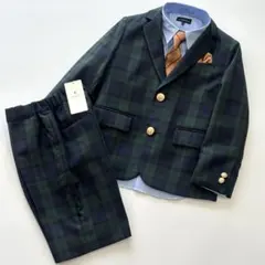 GREEN LABEL RELAXING スーツ 110 ダークグリーンチェック 2025年最新】green label relaxing 柄・デザイン：チェック 子供