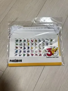 ポケモン スリーコインズ 30周年 ビニール巾着 3枚