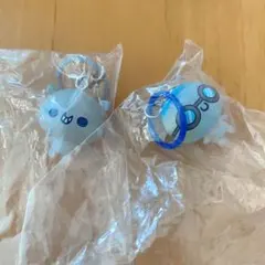 ぷくぷくあわわちゃん めじるしアクセサリー 2個セット