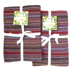 インド製 綿100％メキシカンドビー生地　COL.④　2枚セット