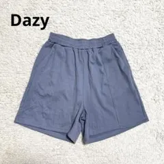 【Dazy】ハーフパンツ　ショートパンツ　リブ　ストレッチ　レディースM