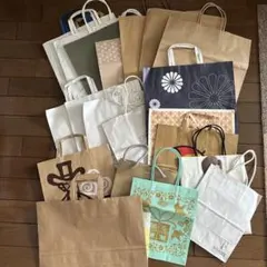 茶色クラフト紙ショップ袋 大きめ