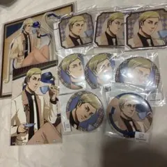 まるくじ 進撃の巨人 エルヴィン アクスタ 缶バッジ アクキー
