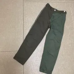 LUCA イチパーセント　ラインパンツ　リバーシブル　ベイカーパンツ　リメイクS