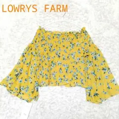 新品タグ付 ローリーズファーム シャーリングブラウス オフショルダー L