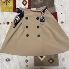 【未着用】美品 INGNI ベージュ ダブルボタン トレンチスカート