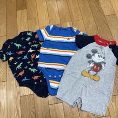 ベビーギャップ3点セット 恐竜・ストライプ・ミッキー