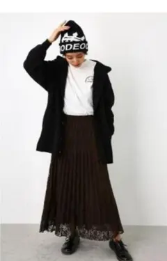 新品　RODEO CROWNS WIDE BOWL プリーツマキシスカート