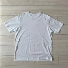 無印良品 洗いざらし天竺編みクルーネックワイド半袖Ｔシャツ ホワイト サイズXL
