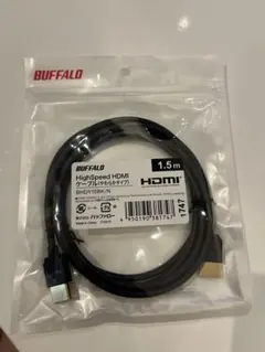 BUFFALO HighSpeed HDMIケーブル1.5mBHDY15BK/Nのサムネイル