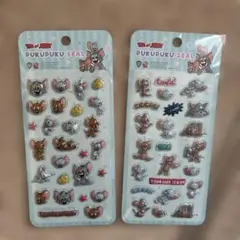 トムとジェリー プクプクシール 2シート