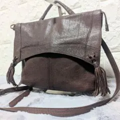 【美品】IBIZA レザー ハンドバッグ ショルダーバッグ 2way