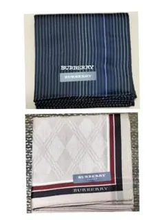 【未使用】BURBERRYハンカチ2セット