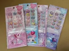 キラキラおはじきシール　クーリア　4種