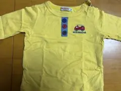 ミキハウス 消防車刺繍 長袖Tシャツ