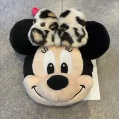 ミニー　ヒョウ柄　ポーチ