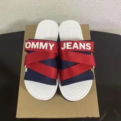 トミーヒルフィガートミージーンズ厚底サンダル23cmのサムネイル
