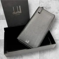 ✨極美品✨　Dunhill 長財布 カドガン ラウンドファスナー 箱付きのサムネイル
