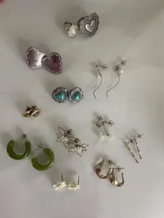 ピアス10点　リング2点　まとめ売り（ばら売り可）