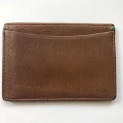 Paul Smith ブラウンレザーパスケース