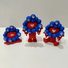 ミャクミャク　海洋堂ガチャガチャ　リバースカラー3点セット