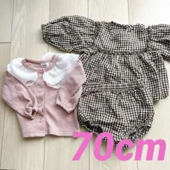 女の子　ベビー服　まとめ売り　セットアップ　70